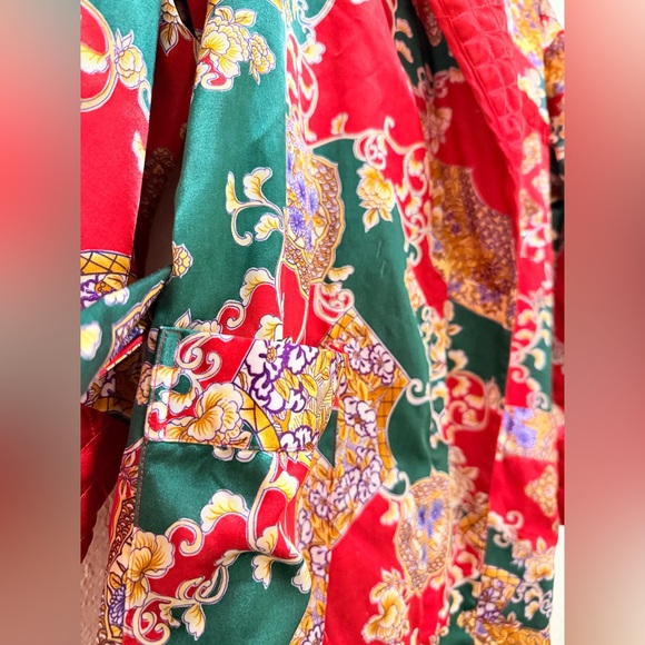 Victoria's Secret Gold Label VTG Quilted Satin Maxi Robe - M/L - Picture 7 of 8